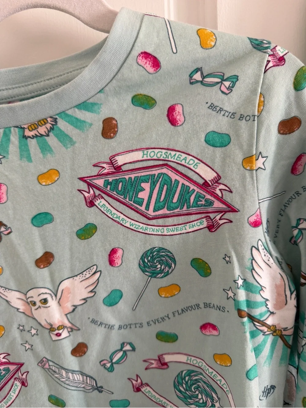 M&S Harry Potter Honeydukes Pajama Set Kids Size 8/9